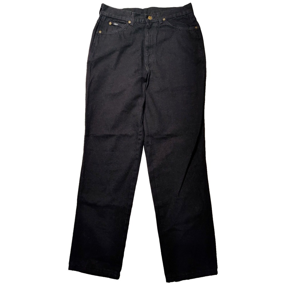 VTG 90s CHIC Women 14 Average (31x32) Classic Fit Black Denim Jeans Made USA NEW